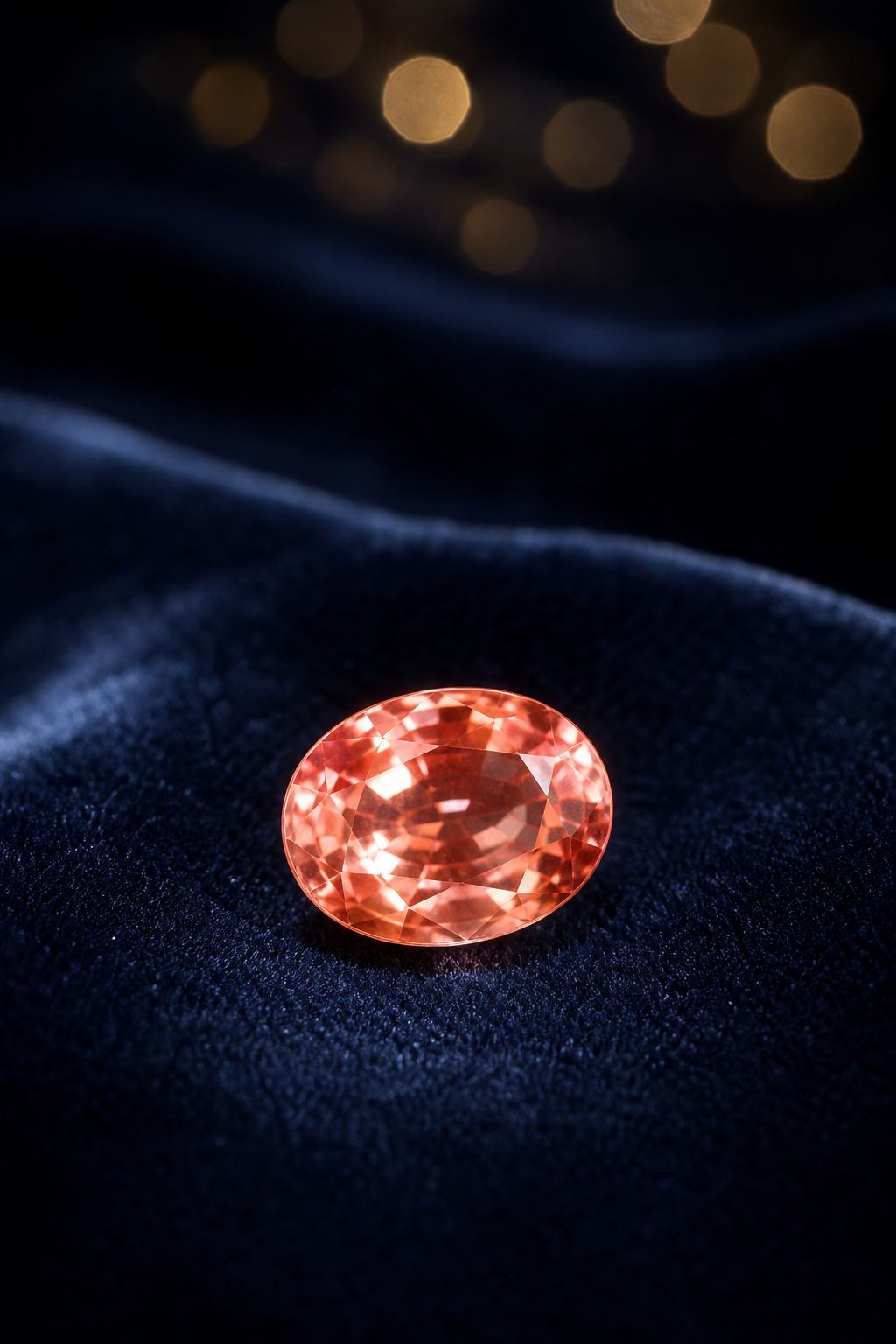 Pink-orange padparadscha sapphire