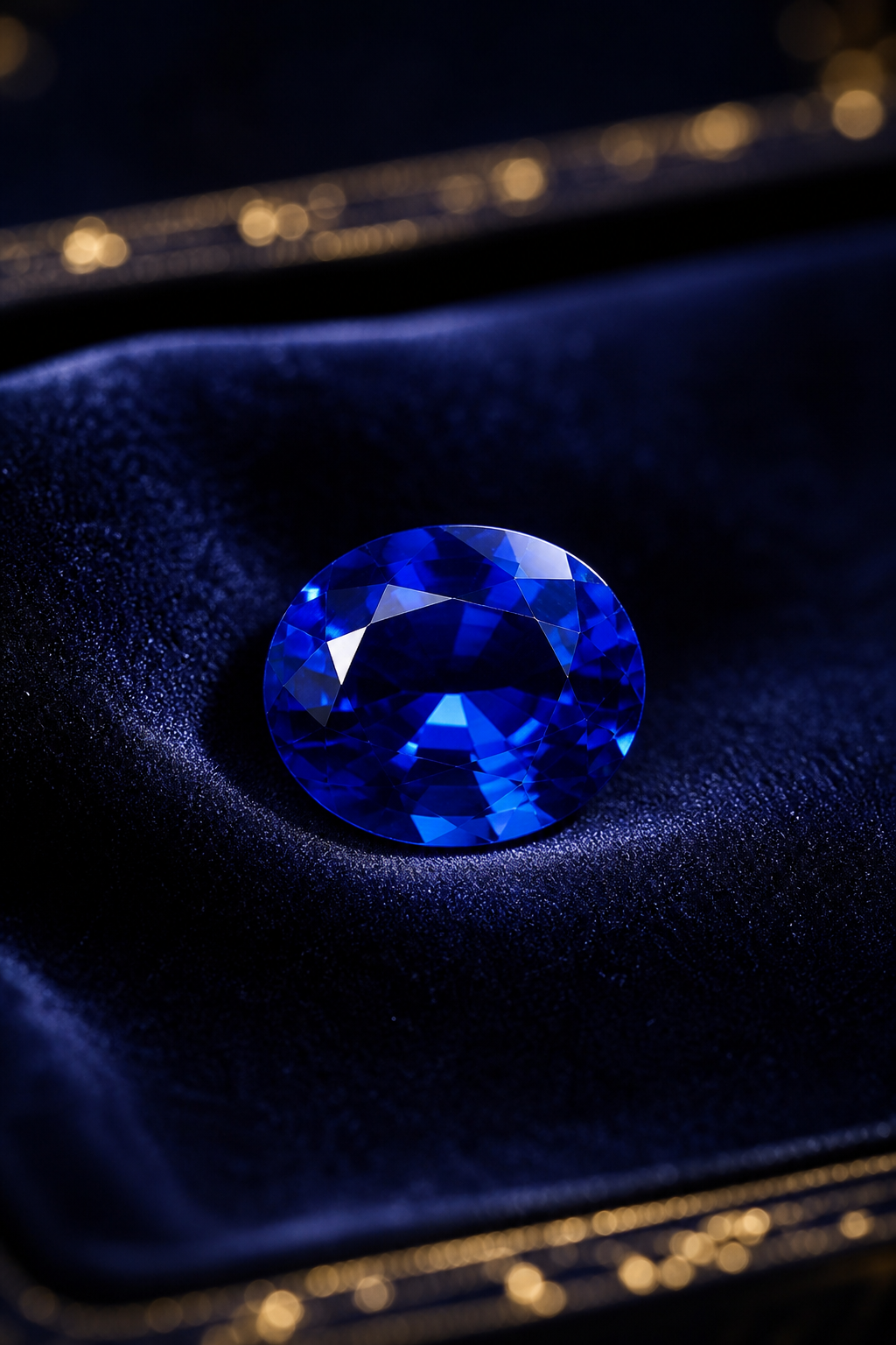 Royal blue Ceylon sapphire