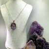 Pink Cluster Pendant Necklace